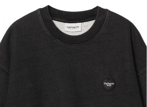 Carhartt Women Ingo Sweat Black Garment Dyed I034677