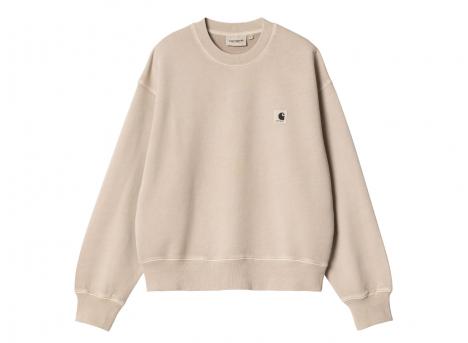 Carhartt Women Nelson Sweatshirt Fleur De Sel I029537