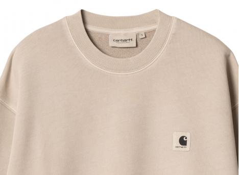 Carhartt Women Nelson Sweatshirt Fleur De Sel I029537