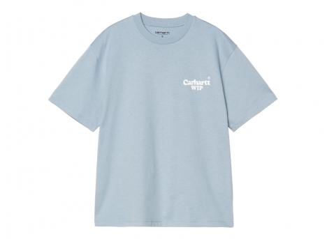 Carhartt Women Button Tshirt Frosted Blue I034702