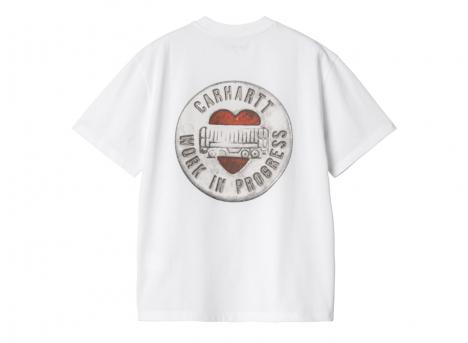 Carhartt Women Button Tshirt White I034702