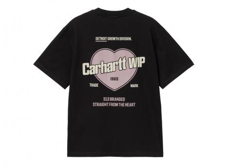 Carhartt Women Growth Tshirt Black Stone Washed I035264