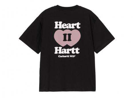 Carhartt Women Heart II Hartt Tshirt Black I035259