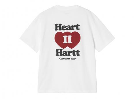 Carhartt Women Heart II Hartt Tshirt White I035259