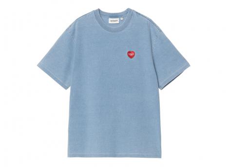 Carhartt Women Ingo Tshirt Light Blue Garment Dyed I034648