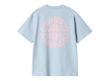 Carhartt Women Jazzy Tshirt Air Sky / Air Pink I034708