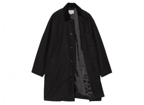 Carhartt Webster Coat Black / Black Rinsed I035618