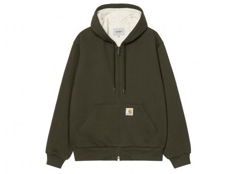 Carhartt WIP Active Sweat Jacket Olive Stone Washed I035602_49_06