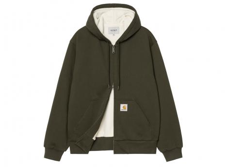 Carhartt WIP Active Sweat Jacket Olive Stone Washed I035602_49_06