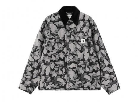 Carhartt WIP Femme Tapestry Chore Coat Camo Duck Jacquard Black I035315_3CI_XX