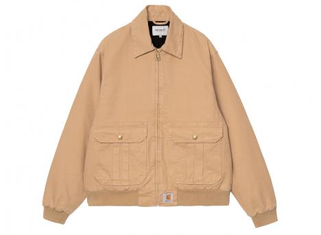 Carhartt WIP Stanton Jacket Dusty Hamilton Brown Stone Washed I035617_07E_06