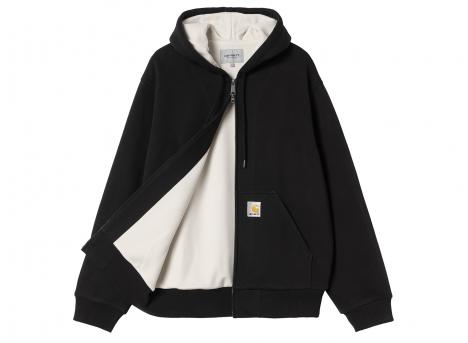 Carhartt WIP Active Sweat Jacket Black Stone Washed I035602_89_06_03