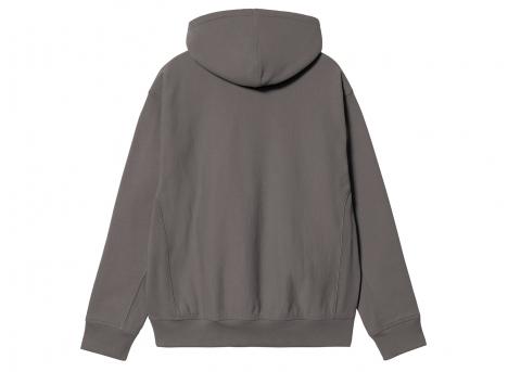 Carhartt WIP Hooded American Script Sweat Porphyry I028279_33C_XX_03