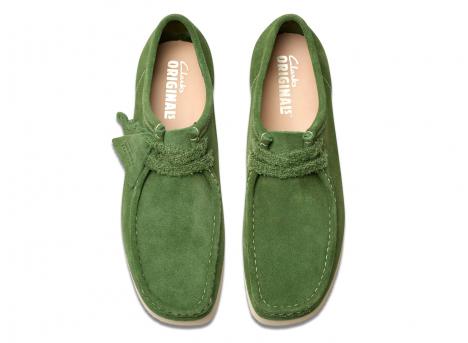 Clarks Wallabee 2604 Green Suede 26182222