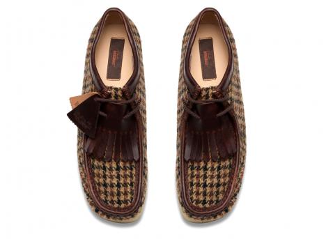Clarks Wallabee Brown Tweed Combo 26182791