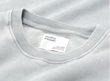 Colorful Standard Classic Organic Crew Faded Grey