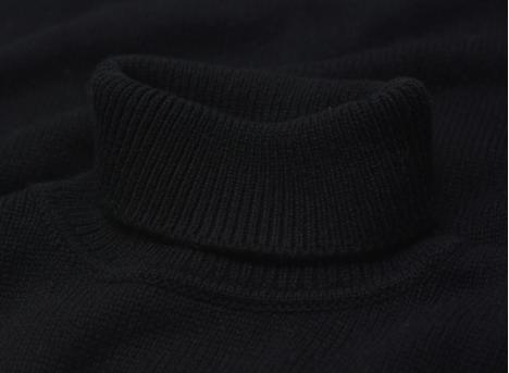Colorful Standard Merino Wool Turtleneck Black