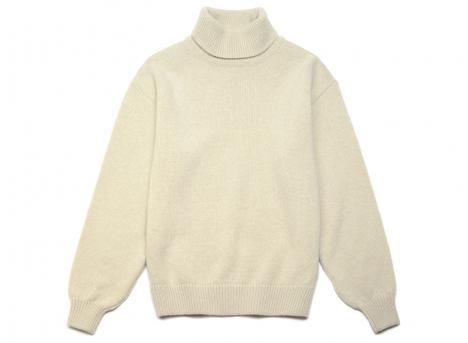 Colorful Standard Merino Wool Turtleneck Ivory White
