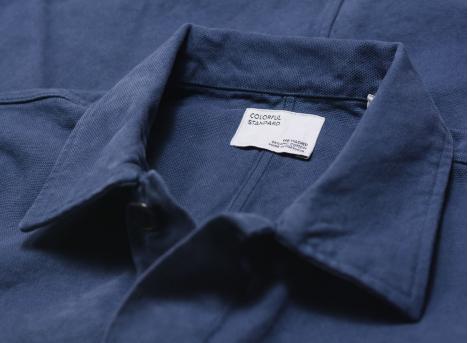 Colorful Standard Organic Workwear Jacket Petrol Blue
