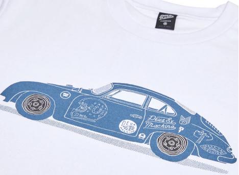 Deus Ex Machina 356 Porsche Tee White