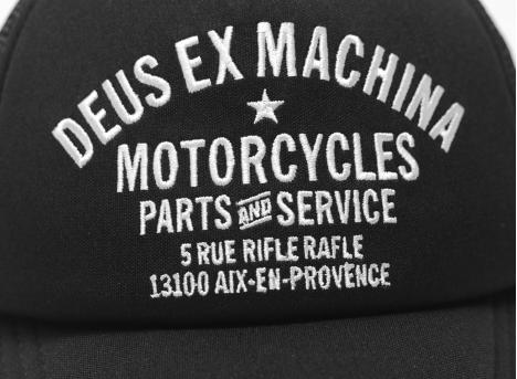 Deus Ex Machina Aix en Provence Address Trucker Black