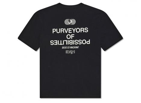 Deus Ex Machina Axis Tee Black DMF251271B