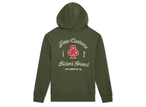 Deus Ex Machina Basto Zip Hoodie Cypress Green DMF258293