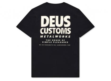 Deus Ex Machina Chromium Tee Black DMF251298A
