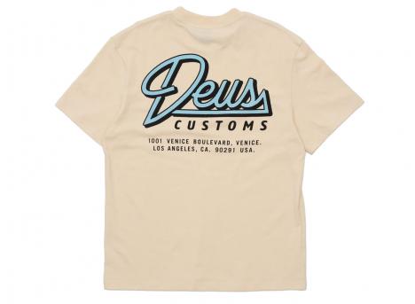 Deus Ex Machina Conduit Tee Dirty White