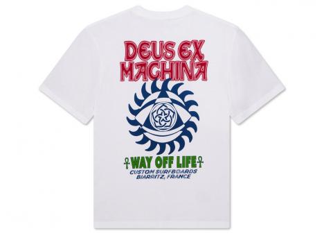Deus Ex Machina Crank Tee Vintage White DMF251220B