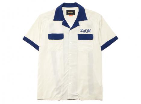 Deus Ex Machina Diablo Bowling Shirt Dirty White