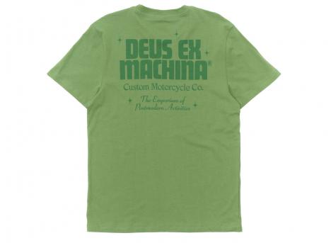 Deus Ex Machina Drop Down Tee Tendril Green