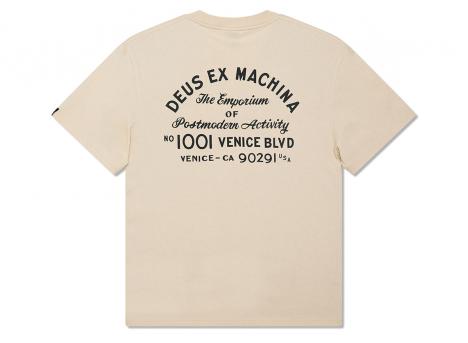 Deus Ex Machina Fast Lodge Tee Seedpearl DMF251364B