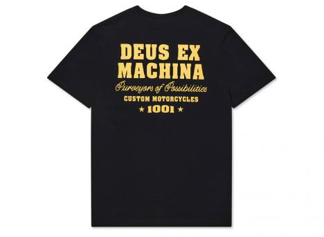 Deus Ex Machina Gumshoe Tee Black