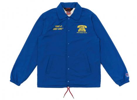 Deus Ex Machina In Rotation Coach Jacket Baleine Blue