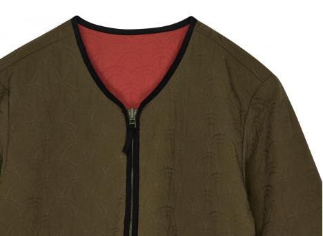 Deus Ex Machina Nihon Reversible Liner Dark Olive DMF256358