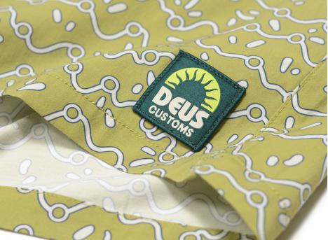 Deus Ex Machina Phosphene Boardshort Mesh Pear