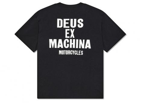 Deus Ex Machina Ride Ready Tee Black DMF251540