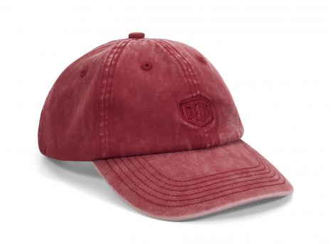 Deus Ex Machina Shield Garment Dyed Dad Cap Lava Falls Red DMF257382