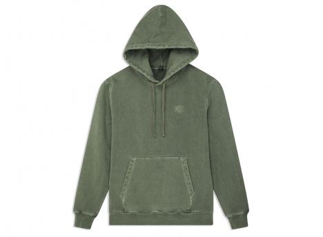 Deus Ex Machina Shield Garment Dyed Hoodie Cypress Green
