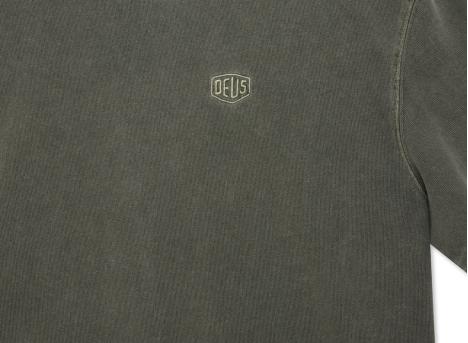 Deus Ex Machina Shield Garment Dyed Tee Cypress Green