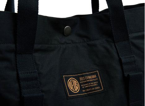 Deus Ex Machina Shop Cordura Tote Black