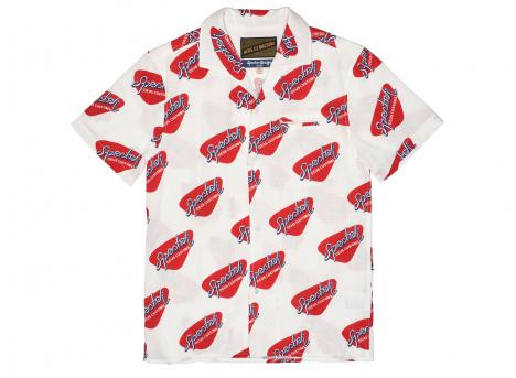Deus Ex Machina Specter Stamp SS Shirt Vintage White