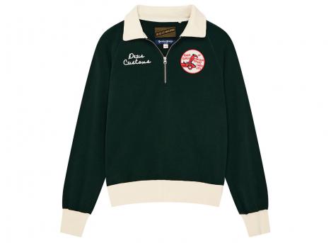 Deus Ex Machina Specter Zip Sweat Racing Green