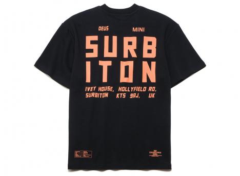 Deus Ex Machina Surbiton Address Tee Black