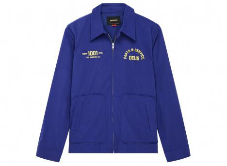 Deus Ex Machina Teller Drizzler Jacket Mechanic Blue