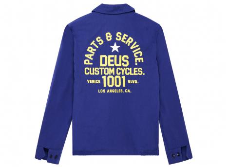 Deus Ex Machina Teller Drizzler Jacket Mechanic Blue