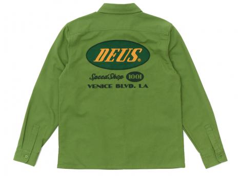 Deus Ex Machina Tin Lizzie Shirt Tendril Green