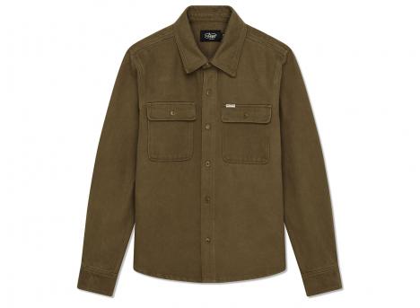 Deus Ex Machina Vacay Overdye Shirt Bronze Brown DMF255451