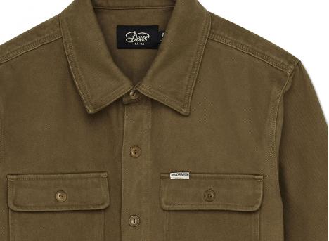Deus Ex Machina Vacay Overdye Shirt Bronze Brown DMF255451